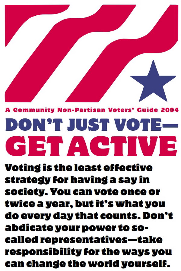 Don’t Just Vote Get Active Font