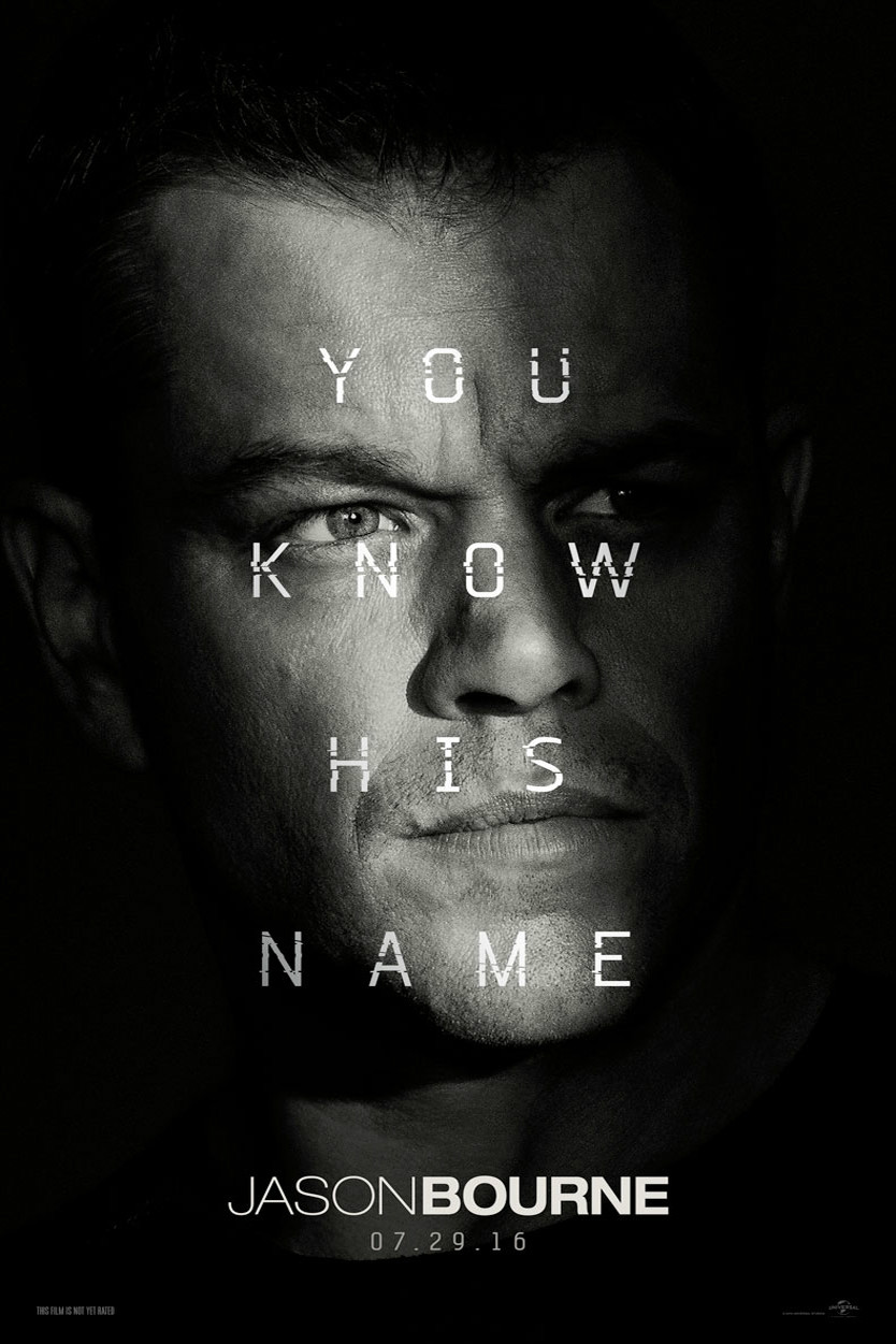 Jason Bourne (film) Font