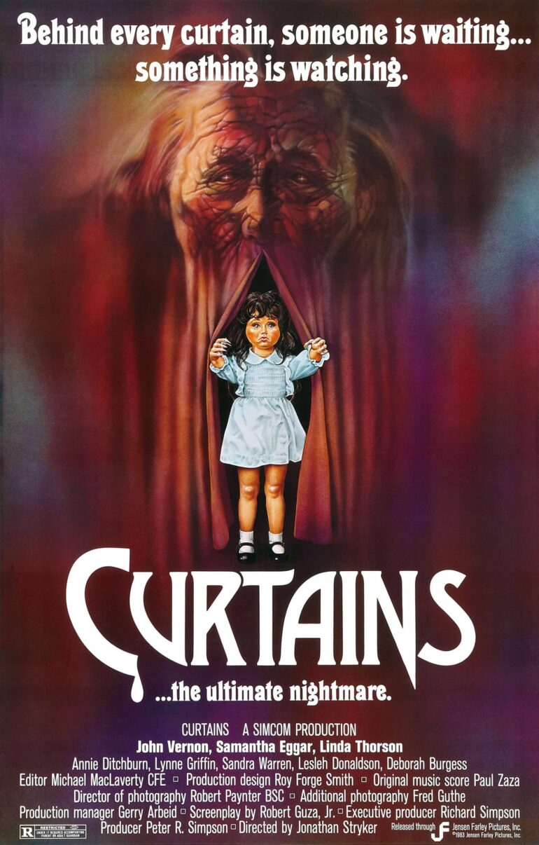 Curtains (film) Font