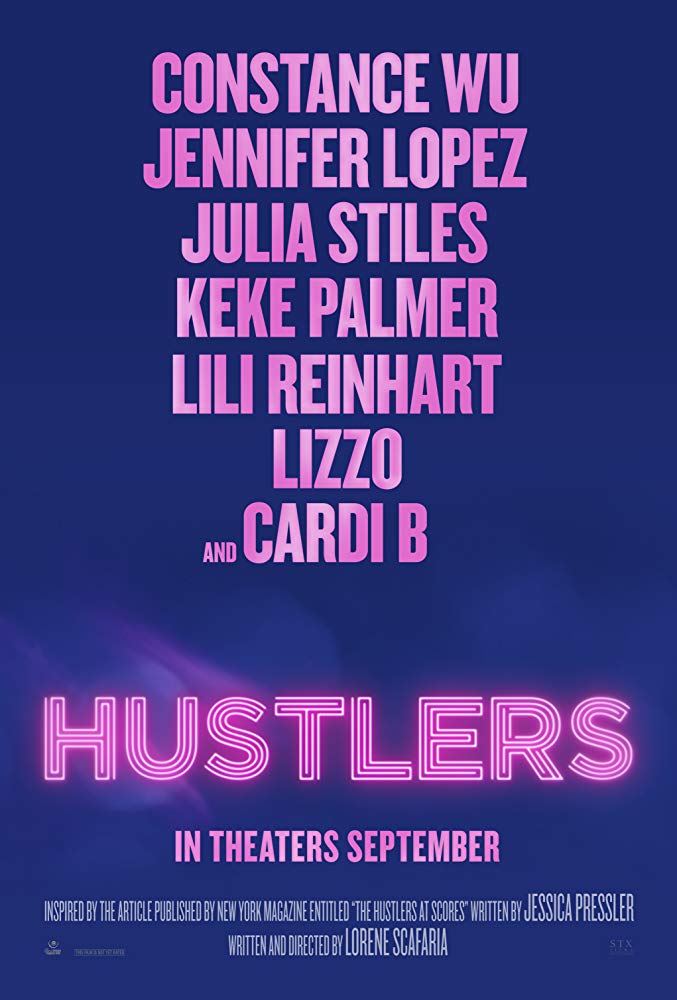 Hustlers (film) Font