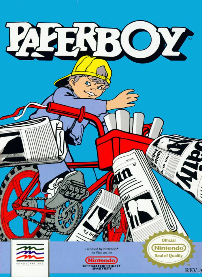 Paperboy (video game) Font