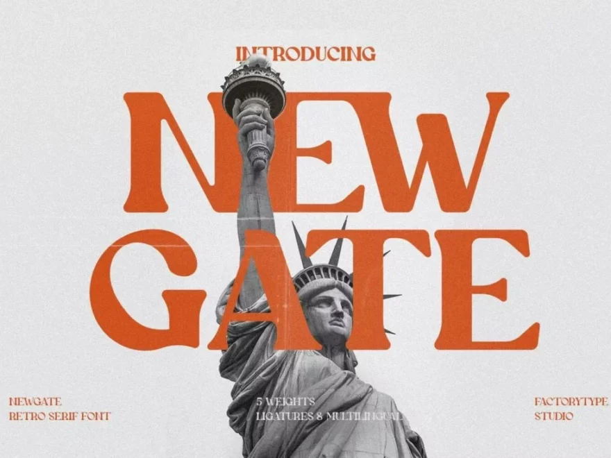 Newgate – Classic Poster Font