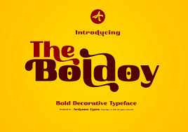 Boldoy Poster Font