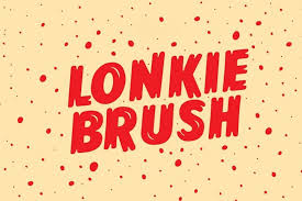 Lonkie Brush Font